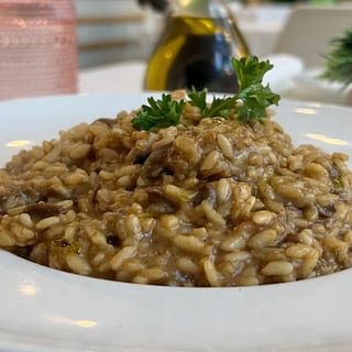 Vegan Risotto mushrooms  